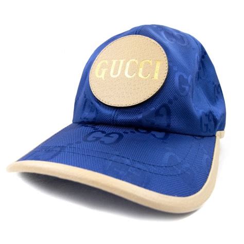 gucci jumbo cap|Gucci blue cap.